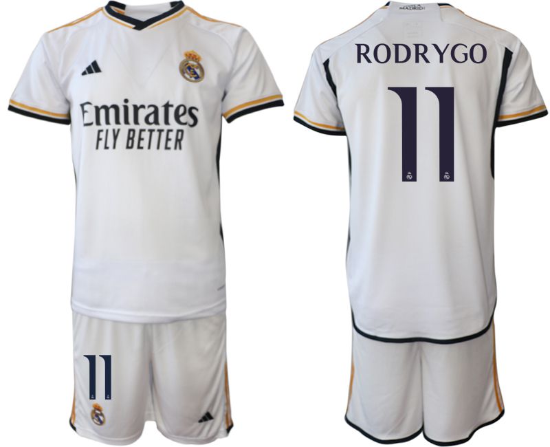 Men 2023-2024 Club Real Madrid home white #11 Soccer Jersey